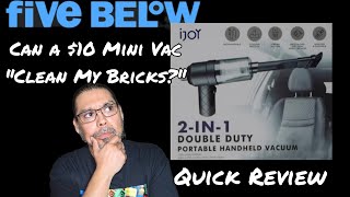 ijoy 2-IN-1 Cordless Mini Vacuum- Will It 'Clean My Bricks?' Product Unboxing & Review