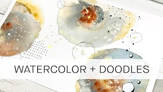 HOW TO DOODLE with just circles, dots and gold of course! **for beginners