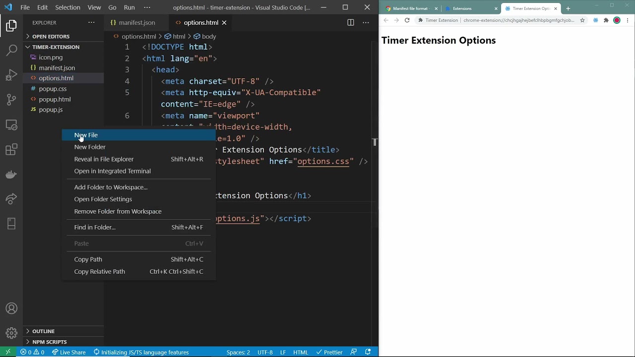 Section 2-5: Options Page - React & TypeScript Chrome Extension ...