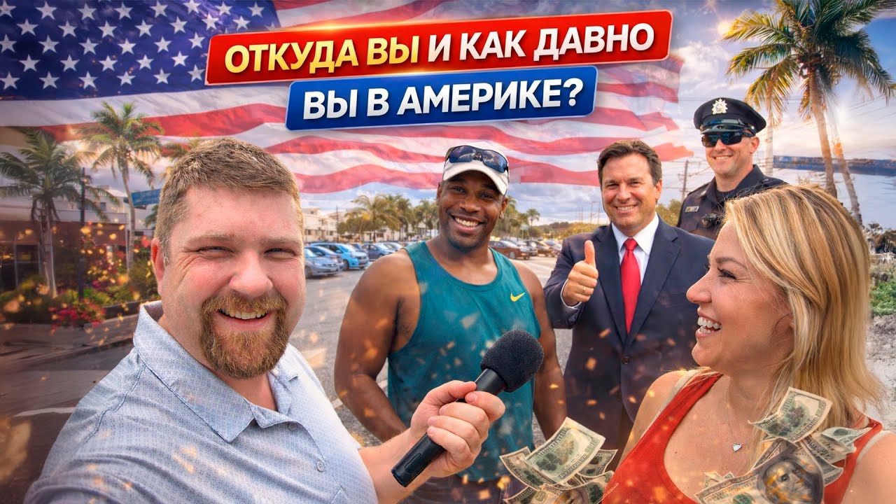 УЛИЧНЫЕ ИНТЕРВЬЮ С ИММИГРАНТАМИ В США про плюсы и минусы США 