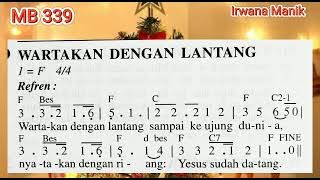 Madah Bakti 339 🎄🎊WARTAKAN DENGAN LANTANG @irwanamanik3955