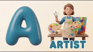 Alphabet Occupations | ABC Jobs Song for Kids | Learn the alphabet phonics with Jobs & Occupations