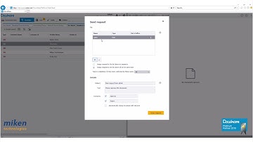 DocuWare How-to Create a Send Request