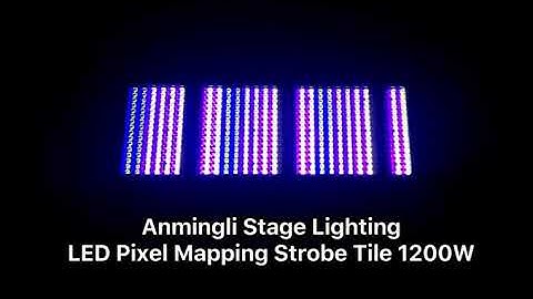 LED Pixel Mapping Strobe Tile 1200 IP -- Versatile--Strobe+Wash+Pixel Mapping 3-in-1 Strobe Light