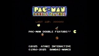 Atari 7800 Pac Man: Double Feature Demonstration Wealth