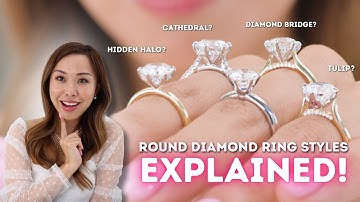 The Most Popular Round Diamond Ring Settings of 2025! + Wedding Band Pairings