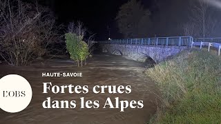 En Haute-Savoie, l'Arve a atteint son niveau maximum, la décrue est amorcée