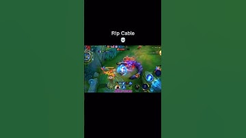 R!p Cable 💀 #fanny #badang #zilong #mlbb #mobilelegends #shorts @Jheayn #1v2 #outplayed #wtf