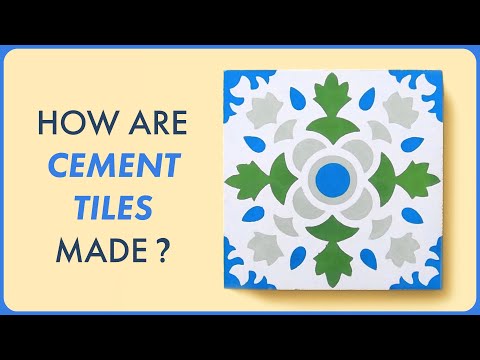 How it's made — Traditional Cement Tiles