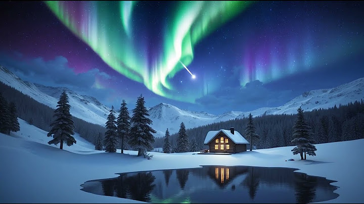 Northern Lights in Slow Motion | relaxing music