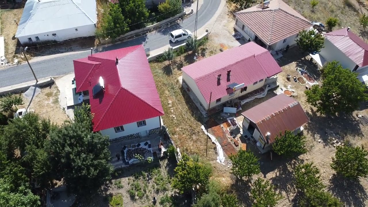 Malatya Akçadağ kürecik Ortaköy kuş bakışı görüntüleri