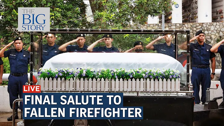 Final farewell for fallen firefighter in ceremonia...