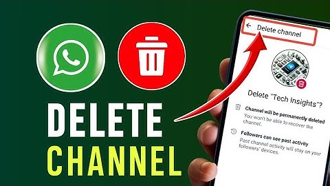 How to Delete WhatsApp Channel for beginners (2024) || Tech Insights