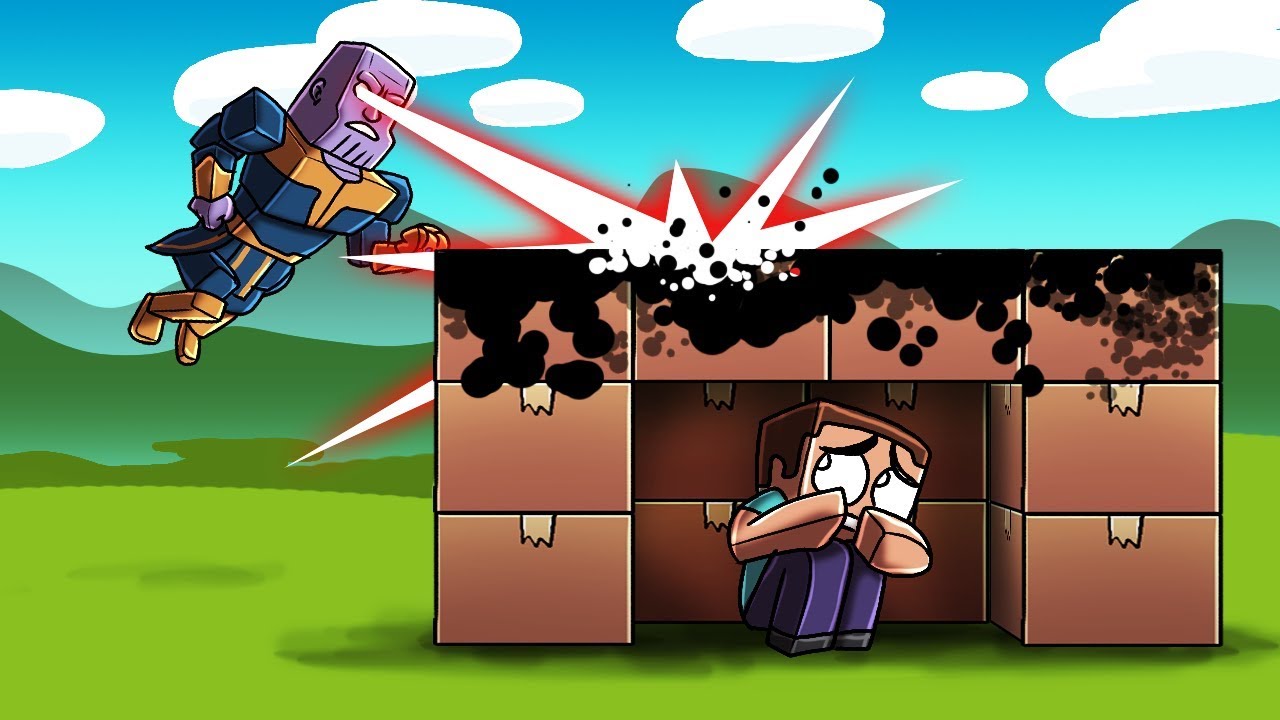Minecraft - THANOS BOSS BATTLE IN MINECRAFT! (Avengers Infinity War ...