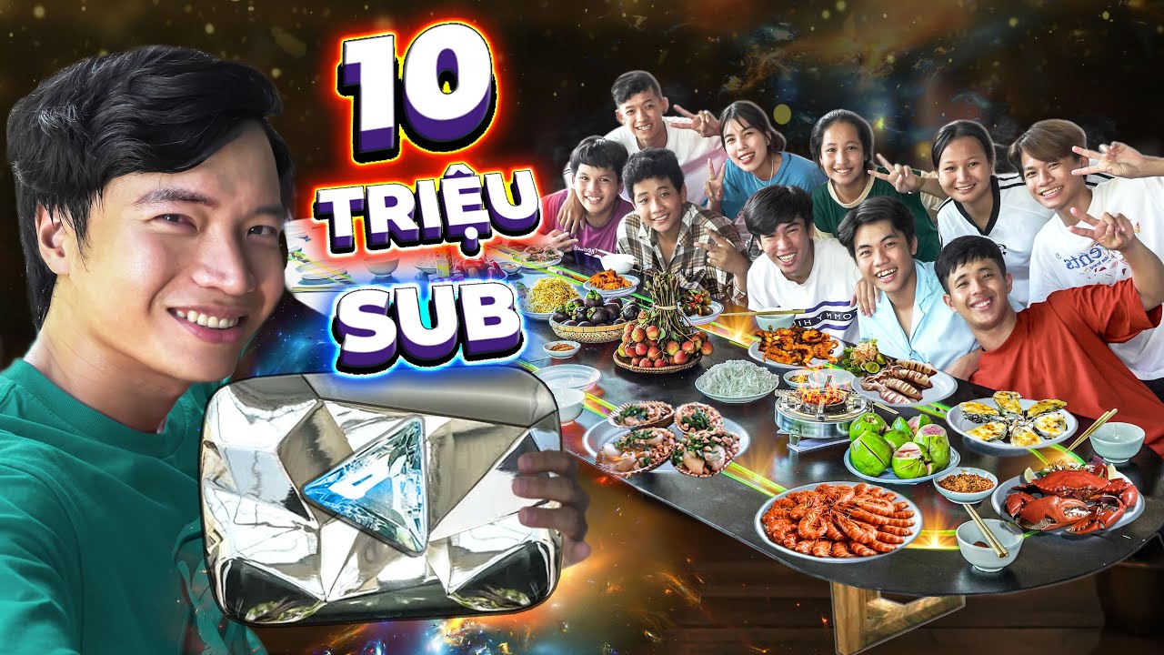 𝐓𝐨𝐧𝐲 | Ăn Mừng 10 Triệu 𝐒𝐔𝐁𝐒𝐂𝐑𝐈𝐁𝐄𝐑𝐒 ️🎉️