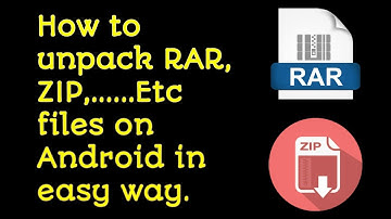 Unpack any ZIP / RAR files on Android EASILY !!