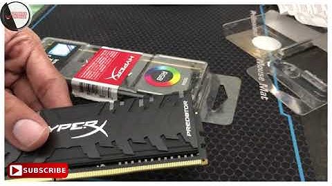 HyperX Predator RGB RAM DDR4 8GB 3200MHz😍