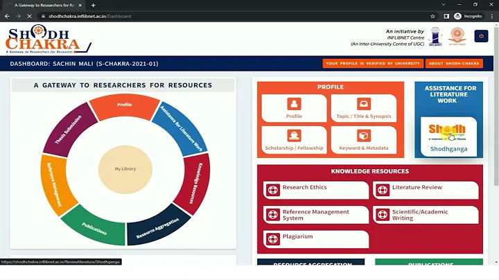 I want to access and save a thesis from Shodhganga for my Literature work, how do I do it?