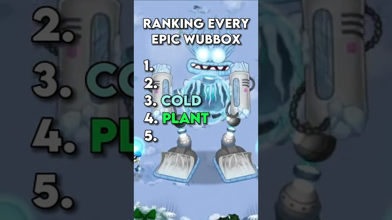 My Singing Monster: All Epic Wubboxes, Ranked