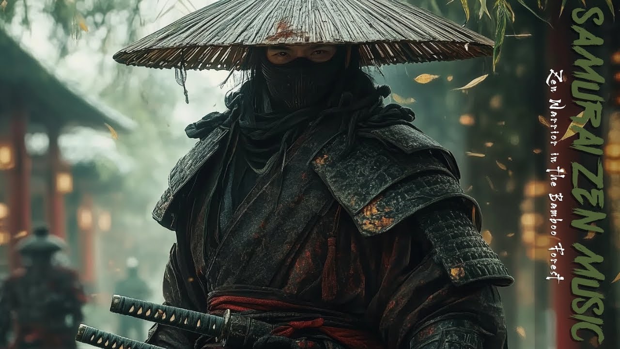 Zen Warrior in the Bamboo Forest - Samurai Meditation - Music to Heal the Soul - 2 Hours