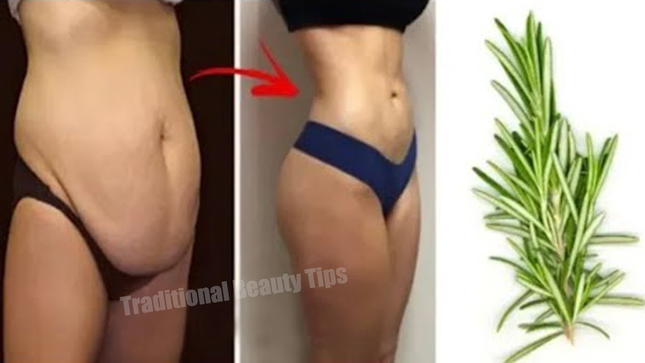 Drink rosemary with thyme and your belly fat will melt completely