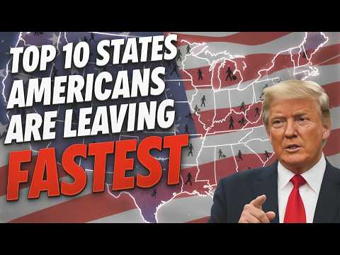 Top 10 States Americans are Fleeing the Fastest in 2025 - YouTube