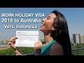 WORK HOLIDAY VISA AUSTRALIA 2019 - VISA BERLIBUR BEKERJA AUSTRALIA