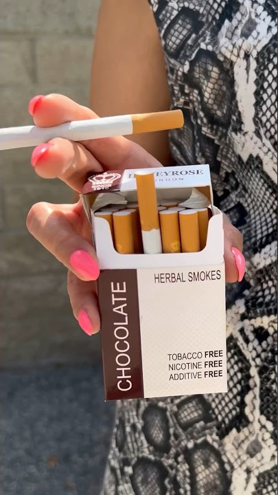Starbucks Coffee & #Chocolate Herbal Cigarettes By Honeyrose  USA 100% Nicotine FREE & Tobacco FREE