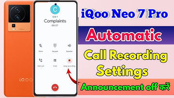 how to auto call recording iqoo neo 7 pro, iqoo neo 7 pro me auto call recording kaise kare