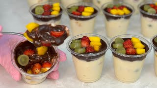 Escondidinho de Frutas no Copo - Sobremesa Irresistível - Receita Lucrativa