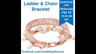 Beadshop LIVE: Wrap Bracelet with Pearls and Chain.