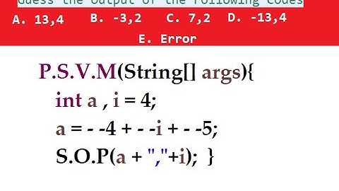 (#3) Java Multiple Choice Interview Questions and Answers