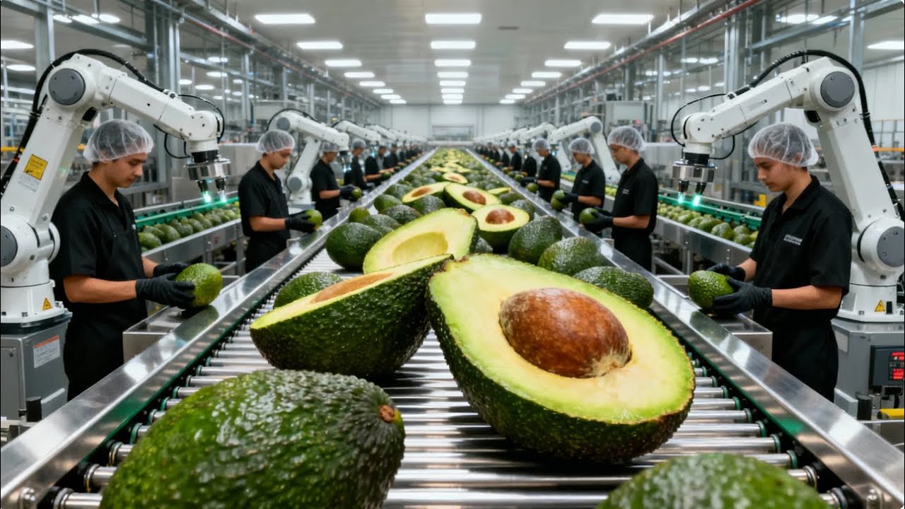 Inside a Modern Avocado Factory: From Fresh Harvest to Perfect ...