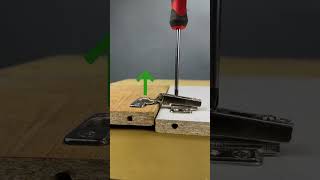 Hinge Installation Trick for Smooth Movement