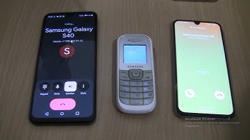 Incoming call&Outgoing call at the Same time Realme c35+Samsung Galaxy A40+1200M