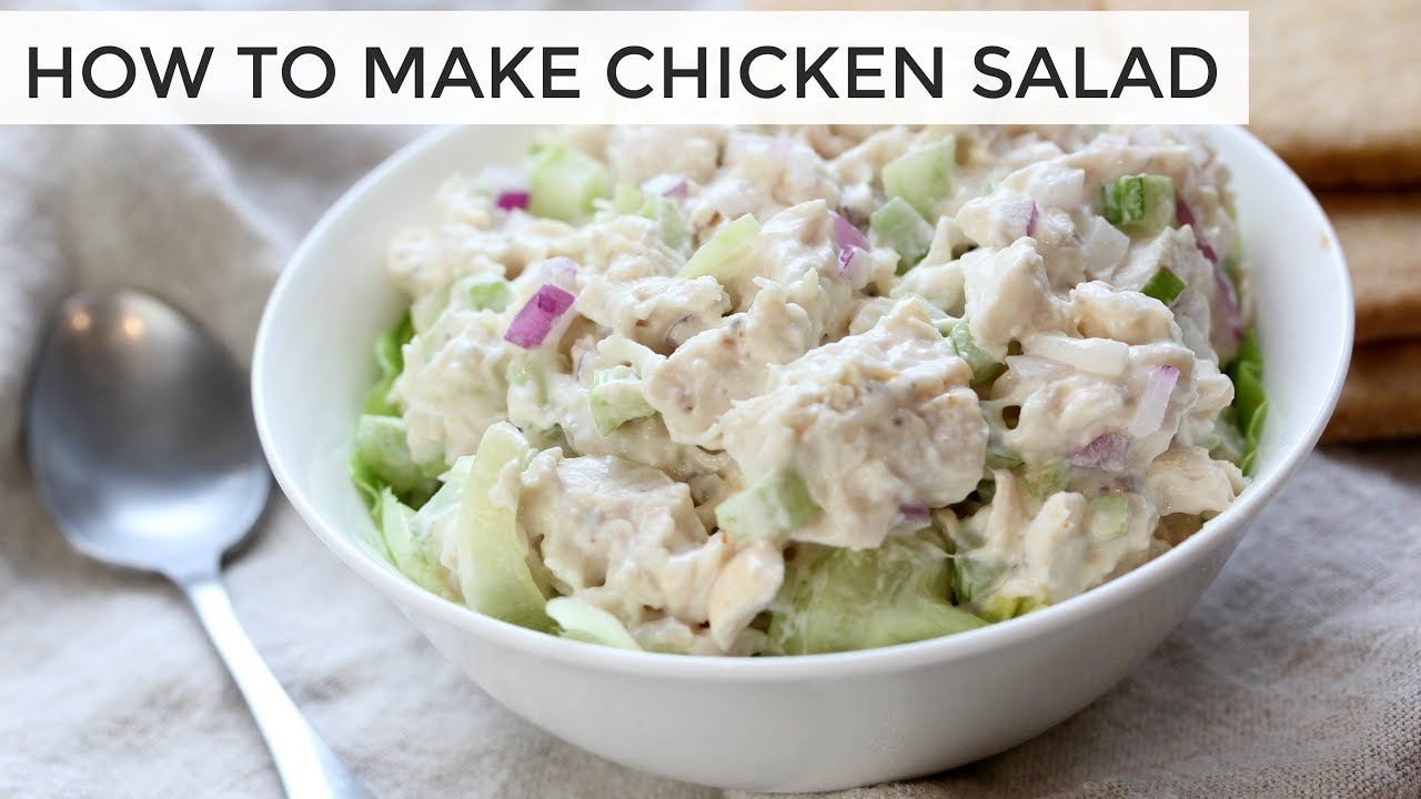 HOW TO MAKE CHICKEN SALAD | 3 easy healthy chicken salad recipes | Clean & Delicious