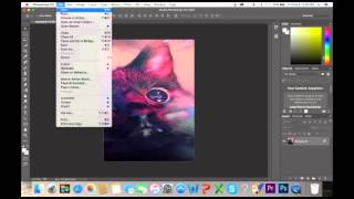 Flattening an Image in Photoshop