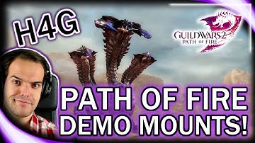 Guild Wars 2: Path of Fire Demo Mounts! - Raptor Impressions