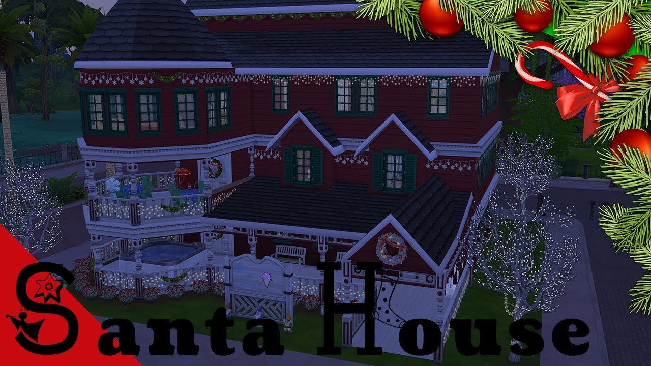 The Sims 4 Speed Build Santa house // Christmas special YouTube