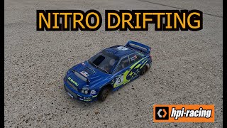 DRIFT TYRES ON A NITRO CAR