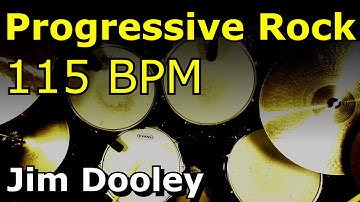 Backing Track - Progressive Rock Drum Beat 115 BPM - JimDooley.net