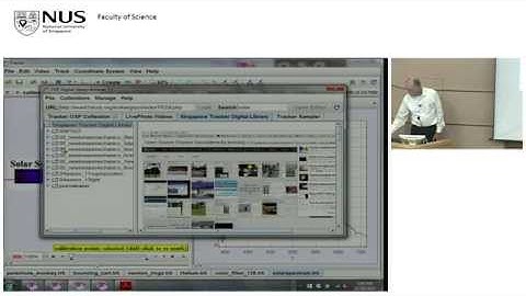 Tracker/Open Source Physics/ComPADRE public lecture for Singapore