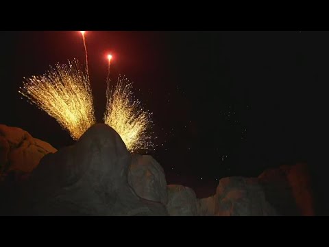 4th of July fireworks Mt. Rushmore: full video