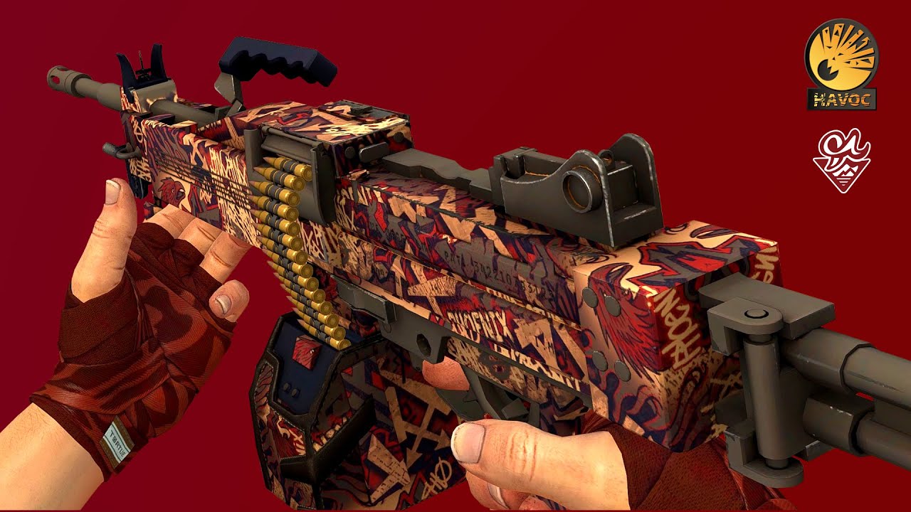 CSGO | Negev | Phoenix Stencil | The Havoc Collection - YouTube