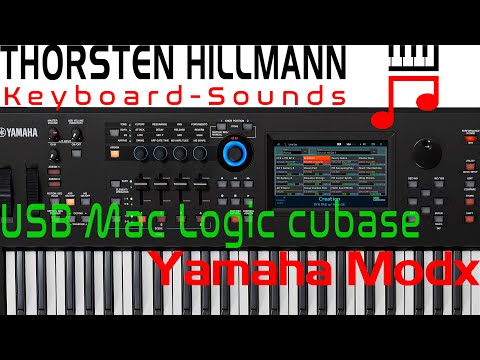 Einsteiger Tutorial Yamaha Modx Montage Aufnahmen Mac Logic Cubase