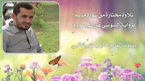 تلاوة متميزة  للقارئ اليمني أبوبكر الظبي برواية السوسي
