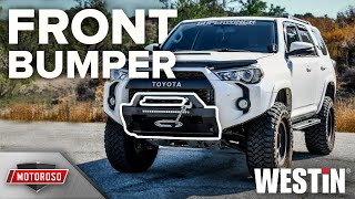 Front Bumper and Winch for the 2014+ 5th Gen 4Runner  Westin ProSeries and Tiger Shark 9500