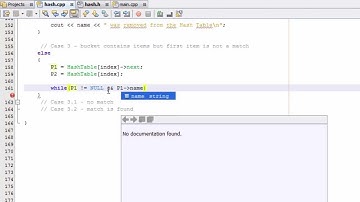 How to Create A Hash Table Project in C++ , Part 17 , Remove Item Function , Case 3
