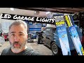 Installing LED Garage Lights - Harbor Freight 10,000 Lumen Braun Linkable Shop Lights