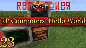 Redpower Computers : Hello World [Redpower Block By Block 23]